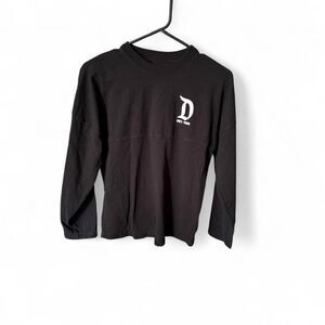 Disneyland Resort Spirit Jersey Black Kids Large Disney Parks 100% Cotton